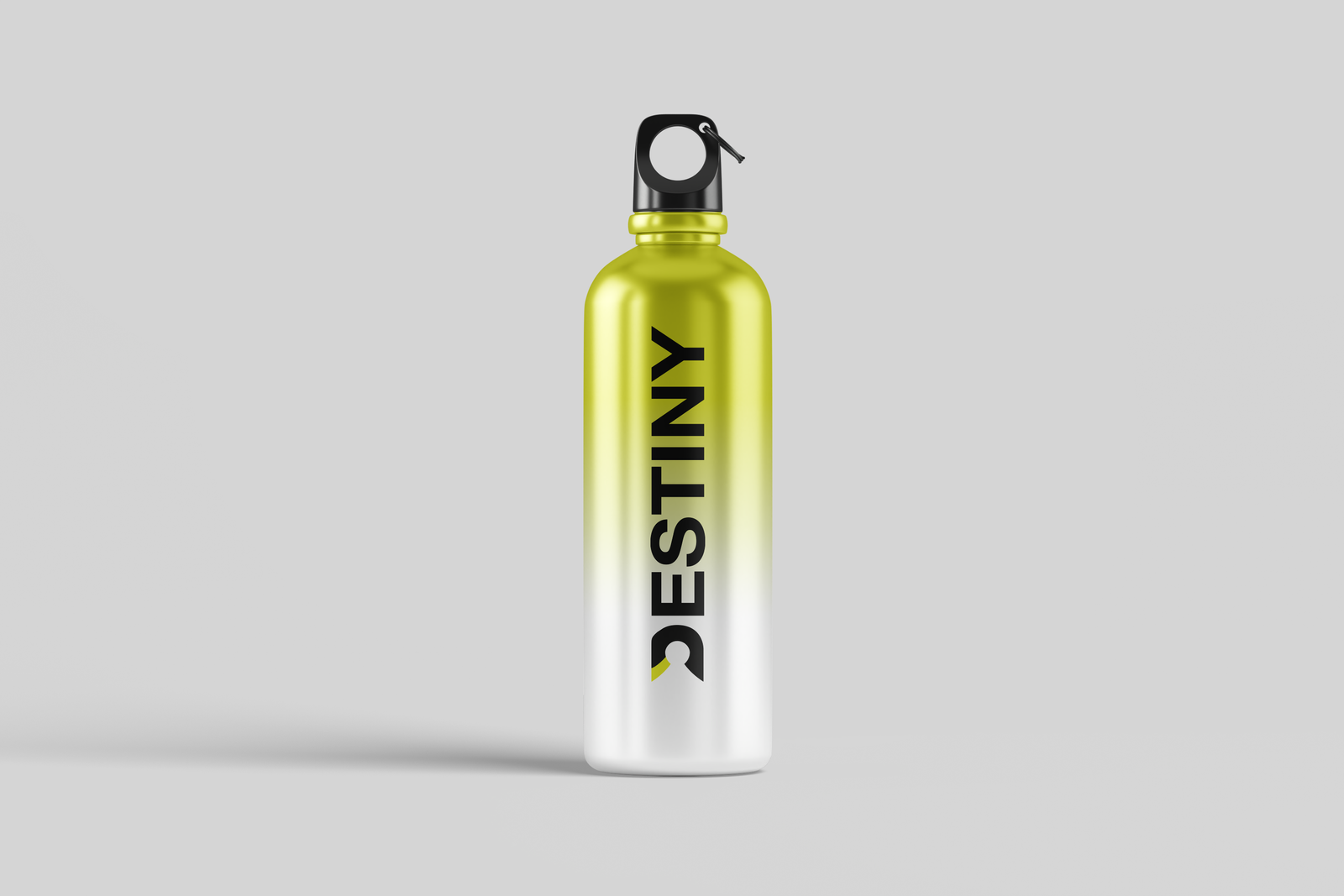 01 Free Aluminium Water Bottle Mockup